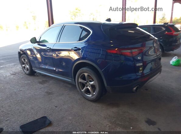 ZASPAKAN5L7C84682 2020 ALFA ROMEO STELVIO Blue Trasero izquierdo
