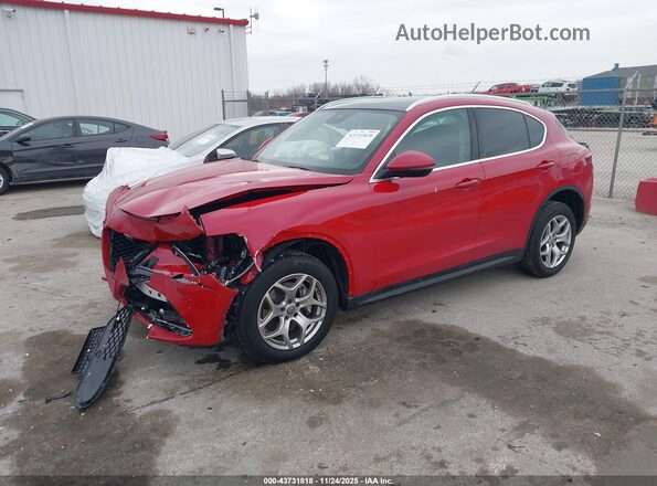 ZASPAKANXM7D18620 2021 ALFA ROMEO STELVIO Red Przód lewy