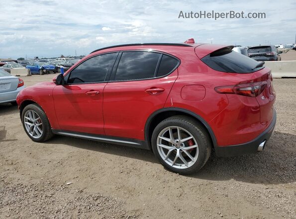 ZASPAKBN0K7C30963 2019 ALFA ROMEO STELVIO Красный Задняя левая четверть