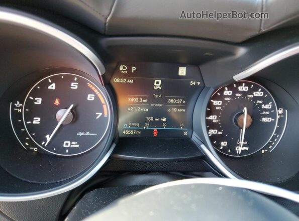 ZASPAKBN1N7D28582 2022 ALFA ROMEO STELVIO Black ხელსაწყოთა პანელის ხედი
