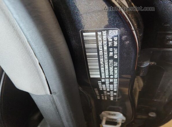 ZASPAKBN3L7C73193 2020 ALFA ROMEO STELVIO Black VIN კოდის სტიკერის ხედი