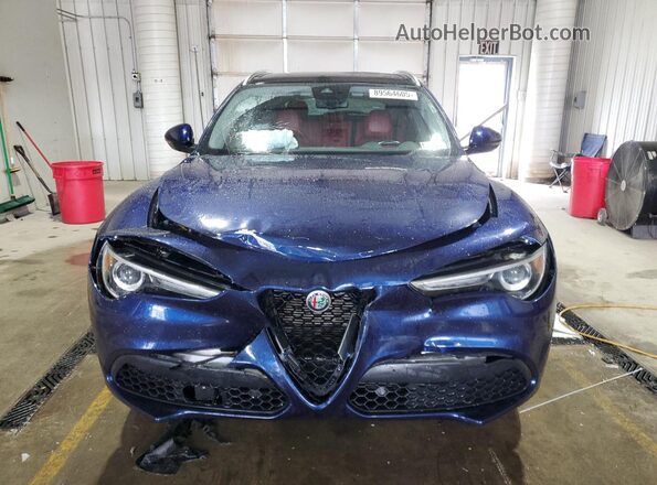 ZASPAKBN3L7C91905 2020 ALFA ROMEO STELVIO Blue Vista frontal