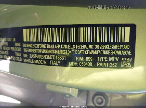ZASPAKBN3M7D18831 2021 ALFA ROMEO STELVIO Silver Engine compartment view