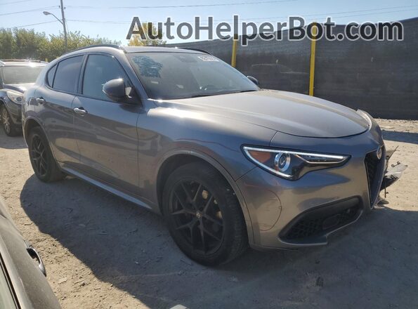 ZASPAKBN4L7C96482 2020 ALFA ROMEO STELVIO Silver Delantero derecho