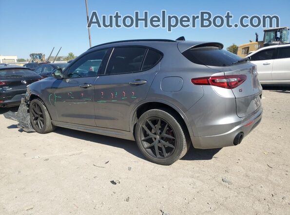ZASPAKBN4L7C96482 2020 ALFA ROMEO STELVIO Silver Trasero izquierdo