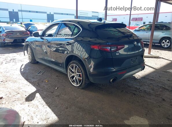 ZASPAKBN6K7C70397 2019 ALFA ROMEO STELVIO Черный Задняя левая четверть