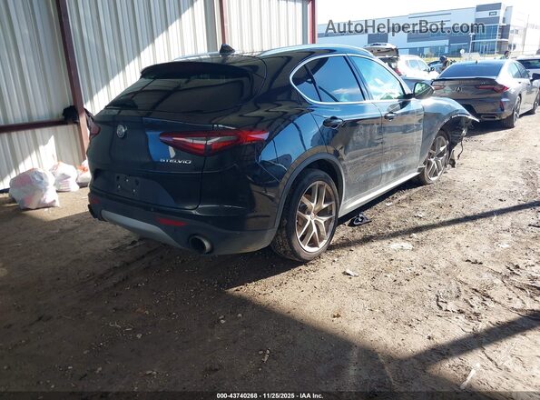 ZASPAKBN6K7C70397 2019 ALFA ROMEO STELVIO Черный Задняя правая четверть