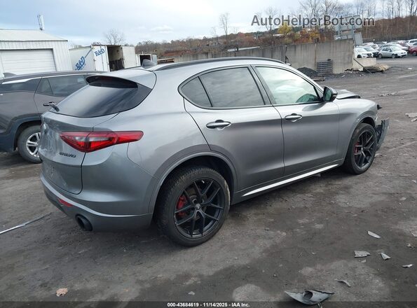 ZASPAKBN6L7C76816 2020 ALFA ROMEO STELVIO Gray Задня права чверть