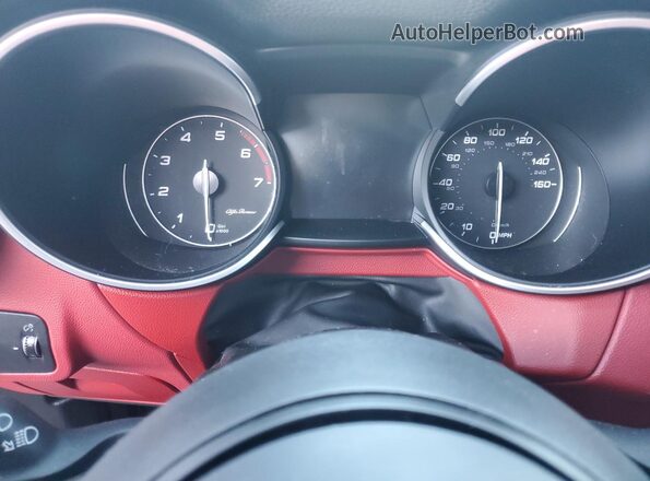 ZASPAKBN6M7D05118 2021 ALFA ROMEO STELVIO Charcoal Widok zestawu wskaźników