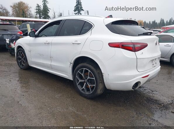 ZASPAKBN6M7D15034 2021 ALFA ROMEO STELVIO White Trasero izquierdo