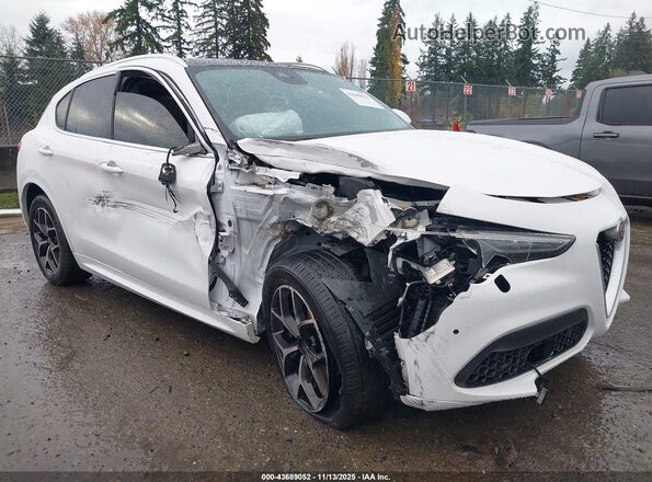 ZASPAKBN6M7D15034 2021 ALFA ROMEO STELVIO White Vista frontal