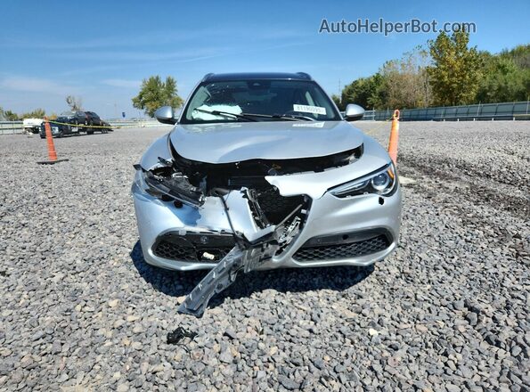 ZASPAKBN6M7D16023 2021 ALFA ROMEO STELVIO Серебряный Вид спереди
