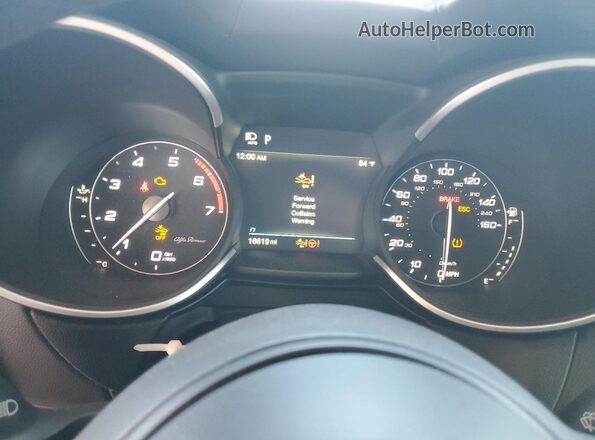 ZASPAKBN6N7D47743 2022 ALFA ROMEO STELVIO Черный Вид щитка приборов