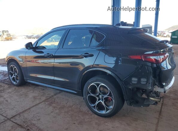 ZASPAKBN6N7D47743 2022 ALFA ROMEO STELVIO Черный Задняя левая четверть