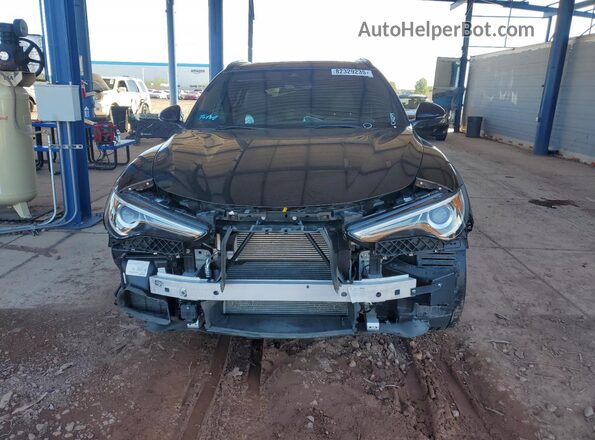 ZASPAKBN6N7D47743 2022 ALFA ROMEO STELVIO Черный Вид спереди