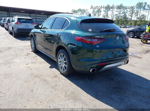 ZASPAKBN9M7D02004 2021 ALFA ROMEO STELVIO Green Задня ліва чверть