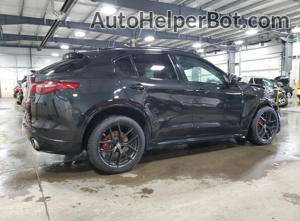 ZASPAKBN9M7D12287 2021 ALFA ROMEO STELVIO Black Tył prawy