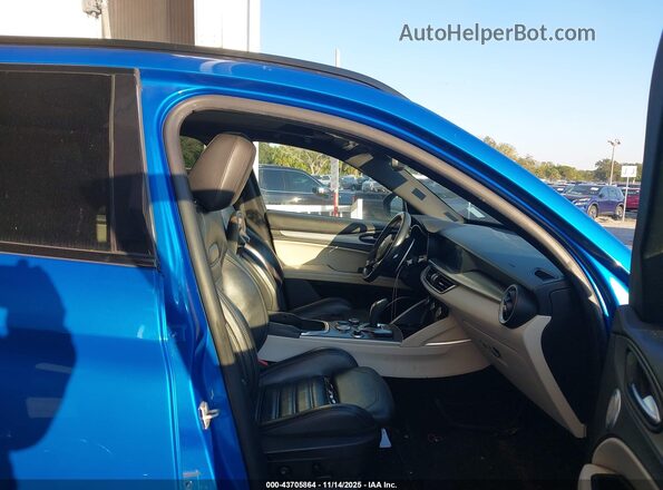 ZASPAKBNXL7C76446 2020 ALFA ROMEO STELVIO Blue Vista interior delantera