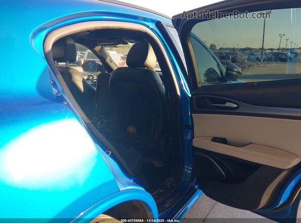 ZASPAKBNXL7C76446 2020 ALFA ROMEO STELVIO Blue Vista de la etiqueta del VIN