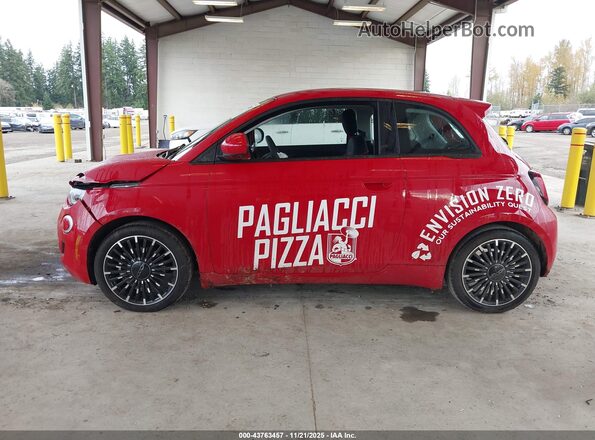 ZFAFFAA40RX203420 2024 FIAT 500E Red Սալոնի 360 աստիճան տեսք