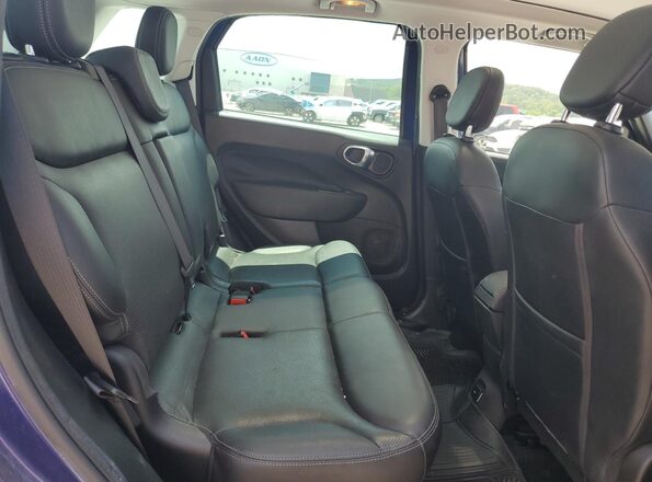 ZFBCFADH0JZ041343 2018 FIAT 500L Blue Widok tylnych siedzeń