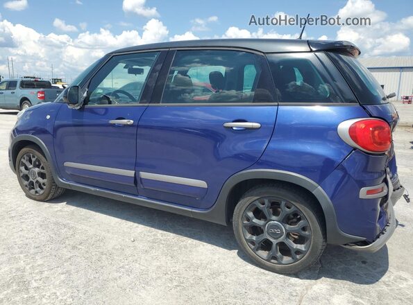 ZFBCFADH0JZ041343 2018 FIAT 500L Blue Tył lewy