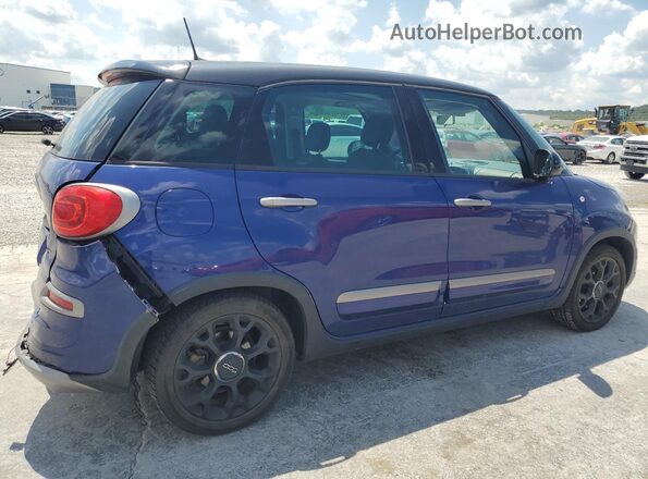 ZFBCFADH0JZ041343 2018 FIAT 500L Blue Tył prawy