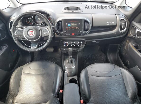 ZFBCFADH0JZ041343 2018 FIAT 500L Blue Widok deski rozdzielczej