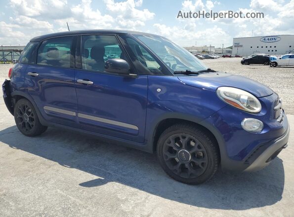 ZFBCFADH0JZ041343 2018 FIAT 500L Blue Przód prawy
