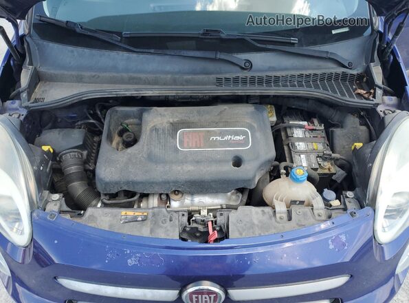 ZFBCFADH0JZ041343 2018 FIAT 500L Blue Widok wnętrza z tyłu