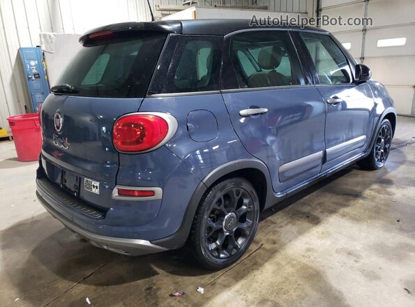 ZFBCFADH8JZ041526 2018 FIAT 500L Blue Tył prawy