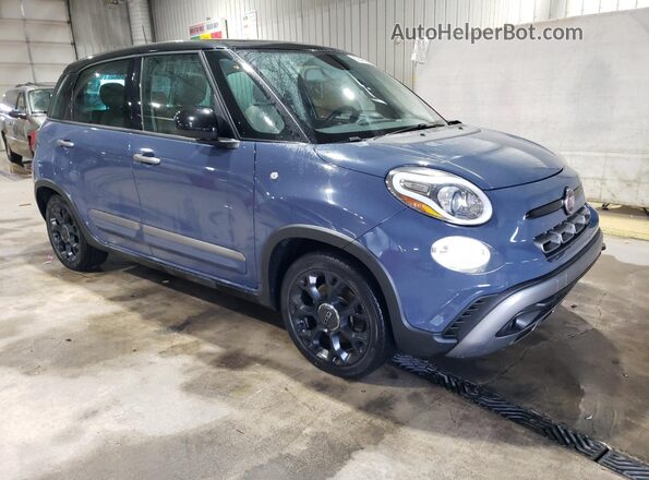 ZFBCFADH8JZ041526 2018 FIAT 500L Blue Przód prawy