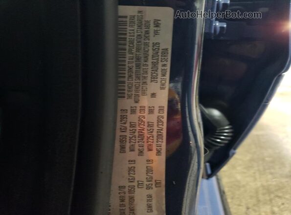 ZFBCFADH8JZ041526 2018 FIAT 500L Blue Widok naklejki z numerem VIN