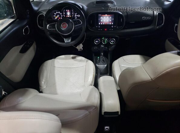 ZFBCFADH8JZ041526 2018 FIAT 500L Blue Widok deski rozdzielczej