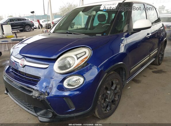 ZFBCFADHXGZ037616 2016 FIAT 500L Blue Դիմացի տեսք