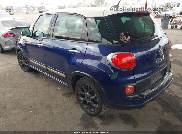 ZFBCFADHXGZ037616 2016 FIAT 500L Blue Հետևի ձախ