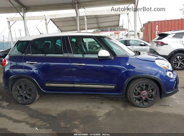 ZFBCFADHXGZ037616 2016 FIAT 500L Blue Սալոնի հետևի տեսք