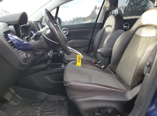 ZFBCFXDT6GP383424 2016 FIAT 500X Blue Widok wnętrza z przodu