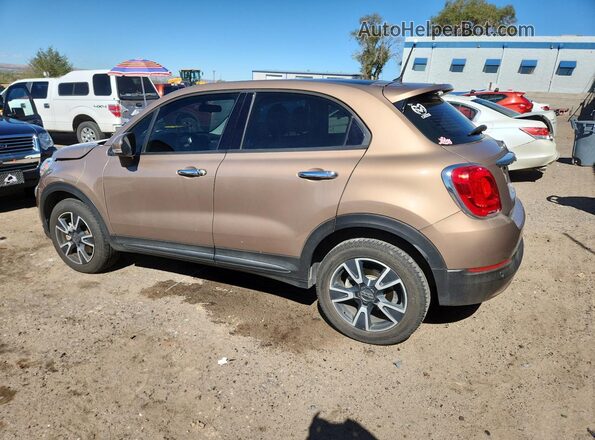 ZFBCFYAB9JP653626 2018 FIAT 500X Brown Trasero izquierdo