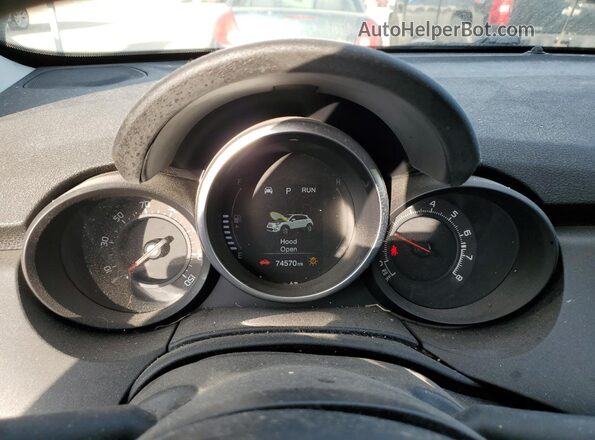 ZFBCFYCB8JP694567 2018 FIAT 500X Black Instrument cluster view