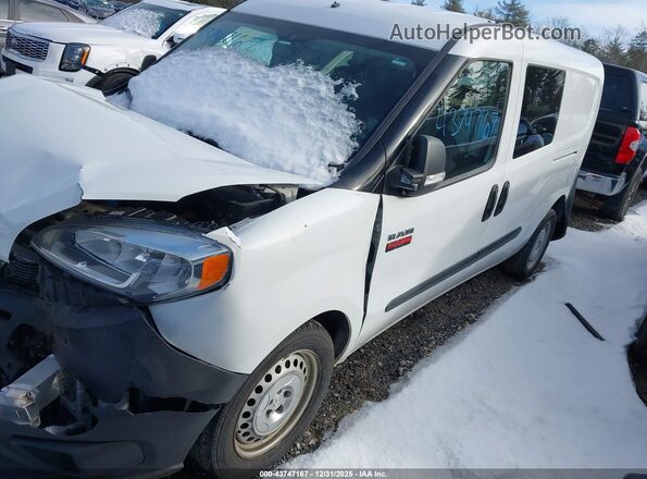ZFBERFAB3J6L48150 2018 RAM PROMASTER CITY White წინა მარცხენა ხედი სამი მეოთხედიდან