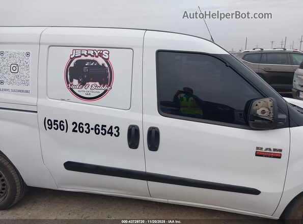 ZFBERFAB3J6L53266 2018 RAM PROMASTER CITY White უკანა სალონის ხედი