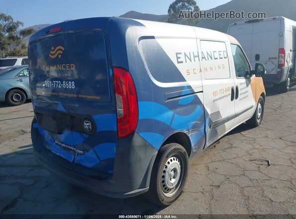 ZFBHRFAB6K6M64392 2019 RAM PROMASTER CITY Blue უკანა მარჯვენა