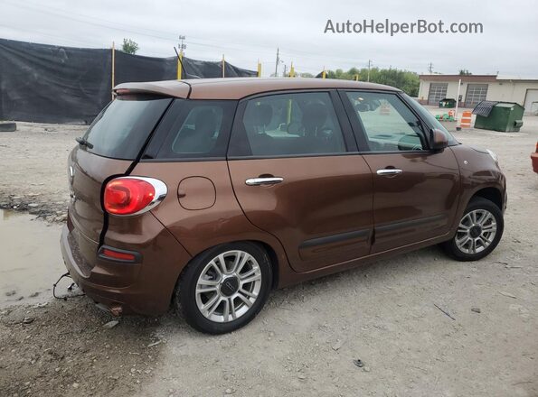 ZFBNFAAH2LZ042770 2020 FIAT 500L Коричневый Задняя правая четверть