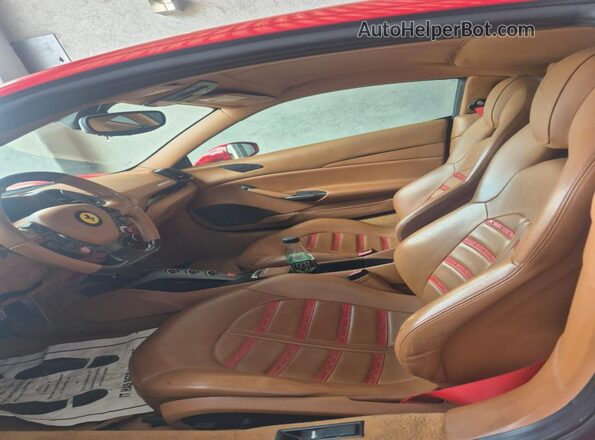 ZFF79ALA5G0214993 2016 FERRARI 488 Red Հետևի տեսք
