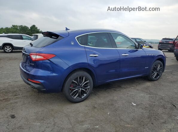 ZN661XUS2KX316651 2019 MASERATI LEVANTE Синий Задняя правая четверть