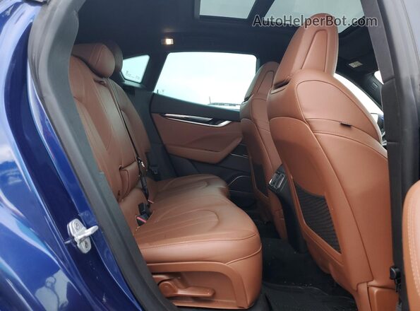 ZN661XUS2KX316651 2019 MASERATI LEVANTE Синий Вид задней части салона