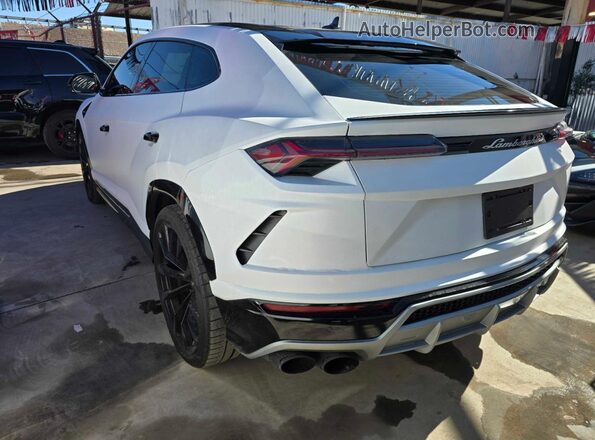 ZPBUA1ZL6MLA12443 2021 LAMBORGHINI URUS White უკანა მარჯვენა