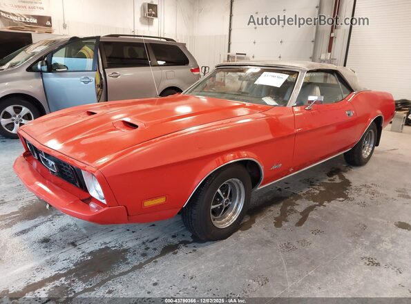 3F03F238313       1973 FORD MUSTANG Красный Передняя левая четверть