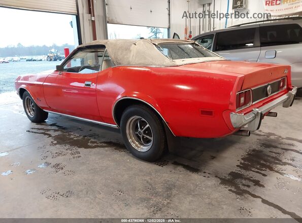 3F03F238313       1973 FORD MUSTANG Красный Задняя левая четверть